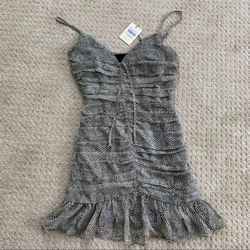 NWT snake skin mini dress
